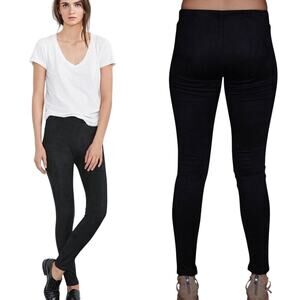 Velvet by Graham and Spencer Rosalind Faux-Suede Leggings size XS